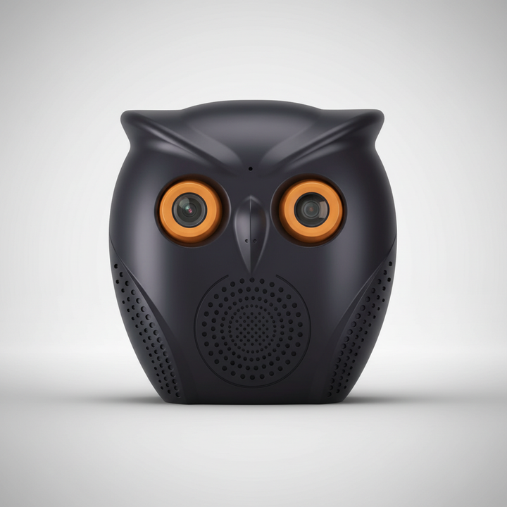 Uhrenförmige Überwachungskamera Aus ABS - OwlSight