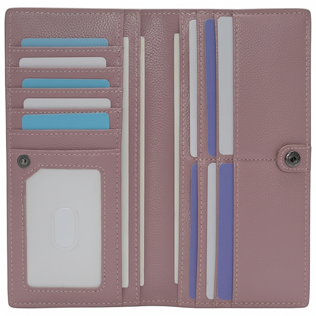 Ultra-Cienki Portfel Skórzany - CardGuard 