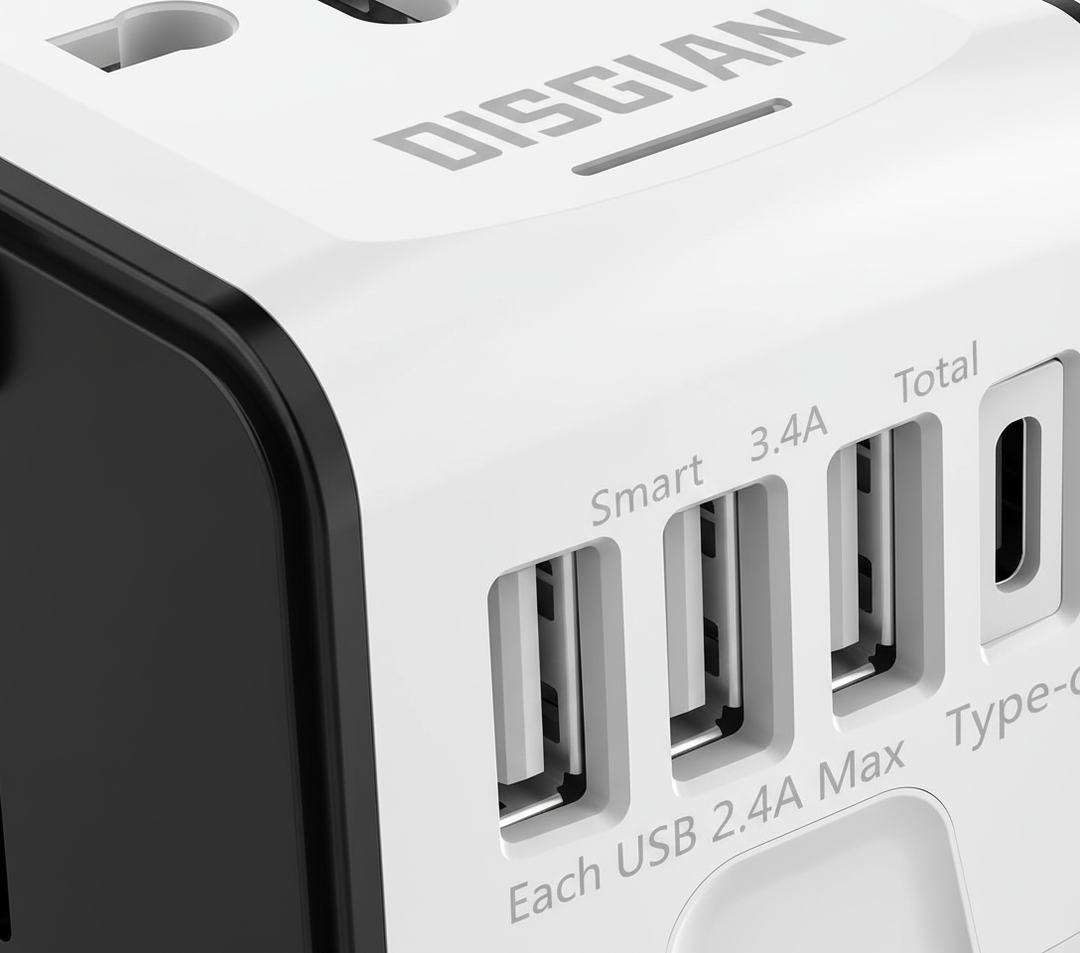 Uniwersalny Adapter Podróżny - TravelGo 