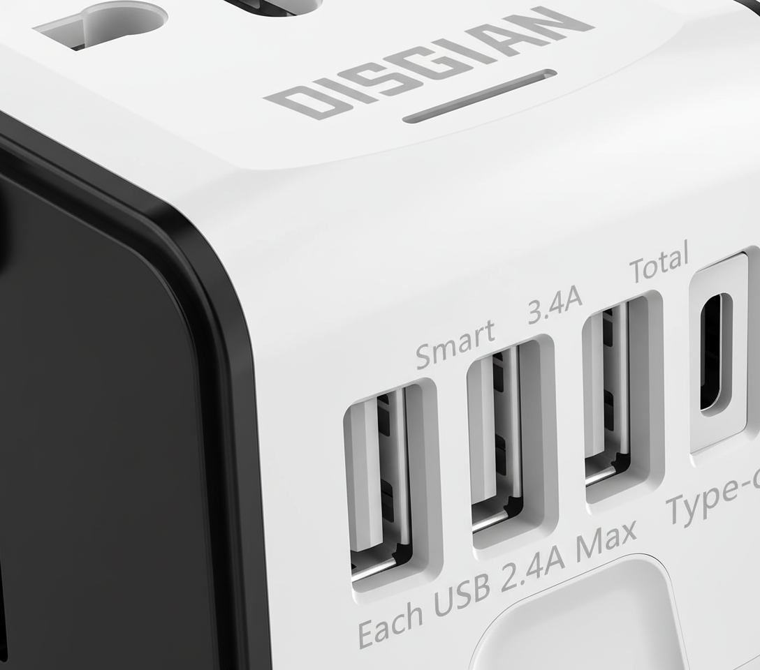 Uniwersalny Adapter Podróżny - TravelGo 