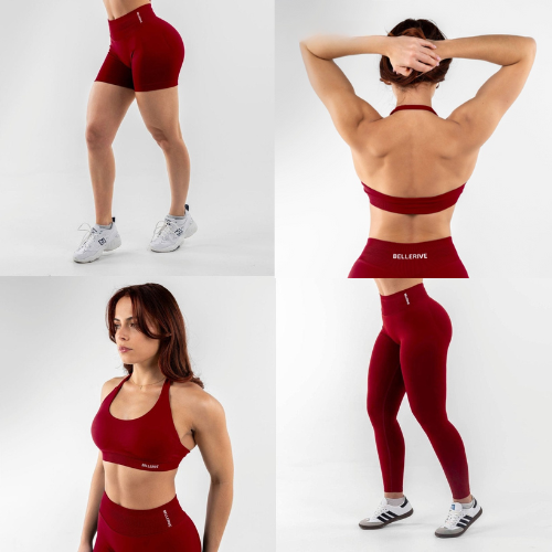 3-dílná push-up sportovní souprava – Ilana | Okamžité zvednutí! Pro dokonalé padnutí.