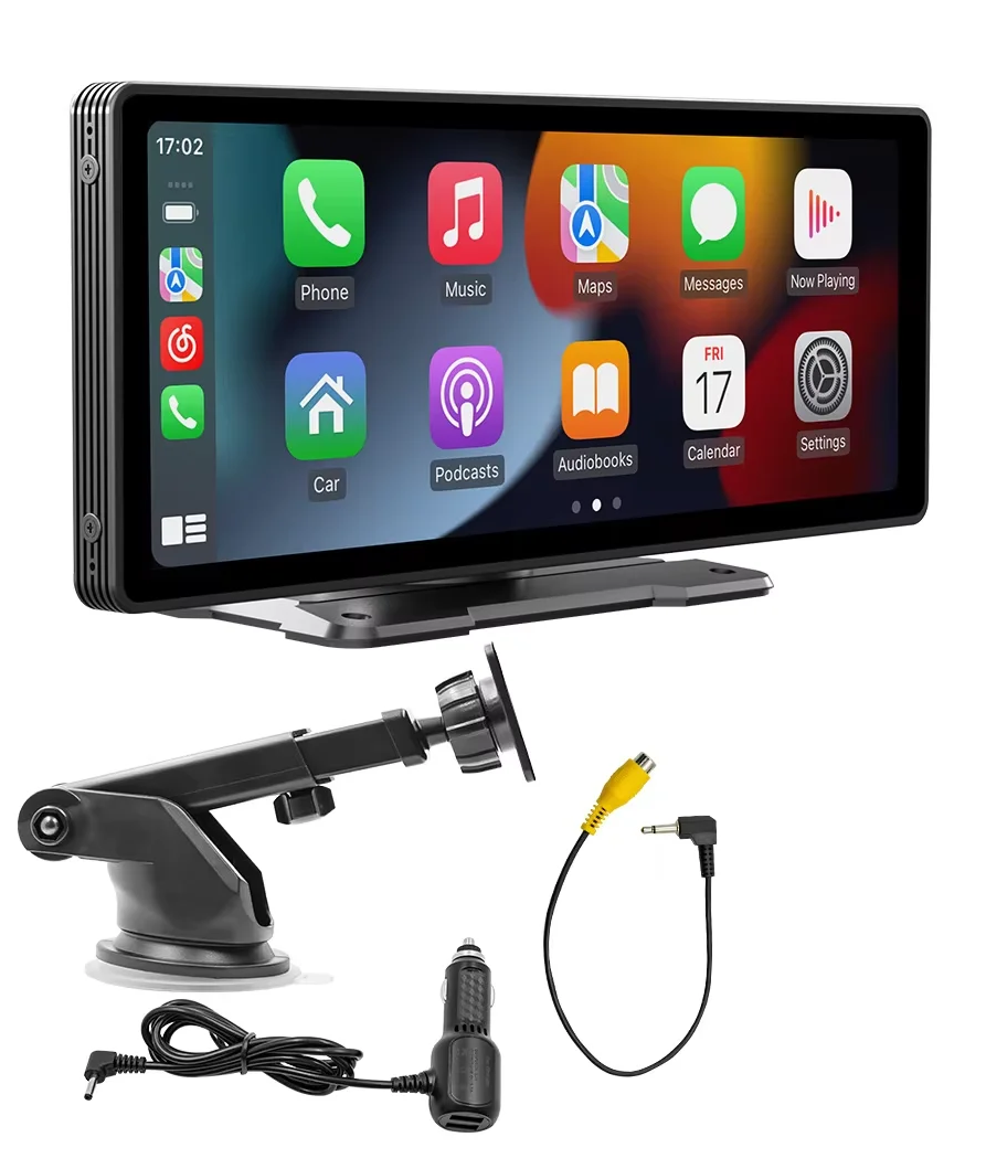 Univerzální 10,26palcový (26,06 cm) multimediální přehrávač do auta s bezdrátovým CarPlay a Android Auto