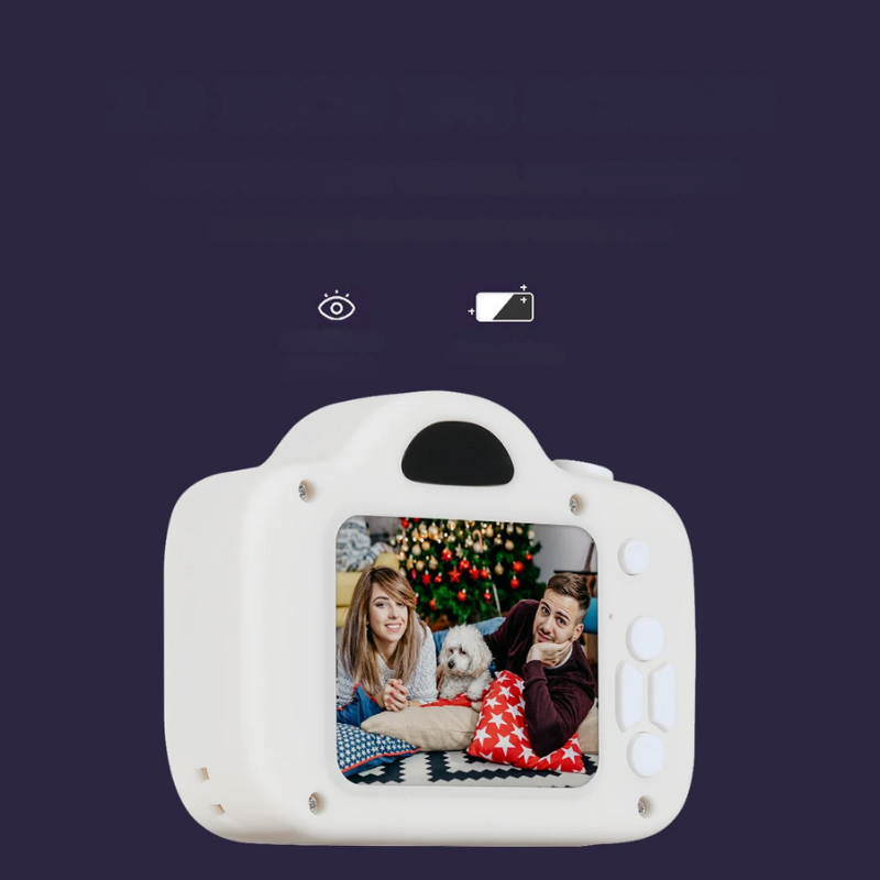 Dětský digitální fotoaparát s videem 1080p, barevným displejem a baterií