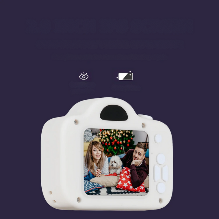 Dětský digitální fotoaparát s videem 1080p, barevným displejem a baterií