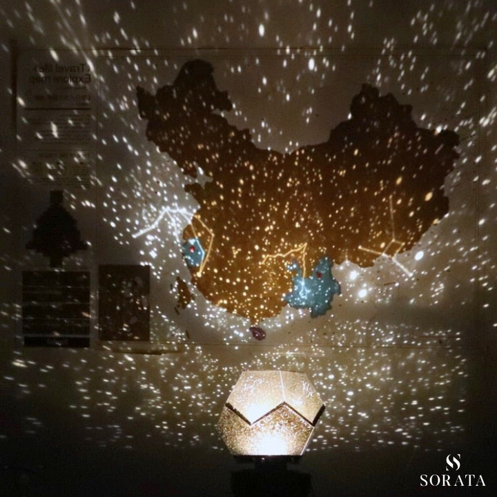 Projektor lampa s hvězdnou oblohou a magickou světelnou show - Lunexa