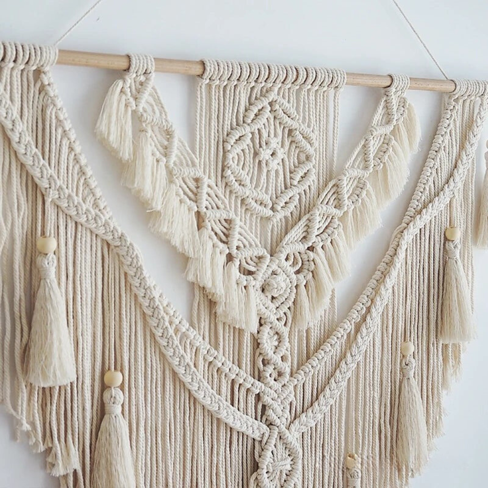 Skandinávský boho makramé nástěnný dekor - Liora