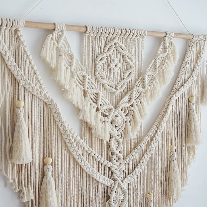 Skandinávský boho makramé nástěnný dekor - Liora