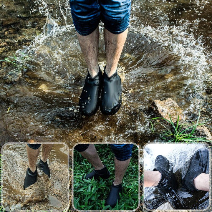 Voděodolné obaly na boty na déšť a venkovní aktivity – DryStep (1+1 ZDARMA)