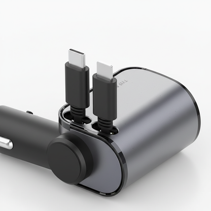 Utschuifbare Autolader - PowerCharge 