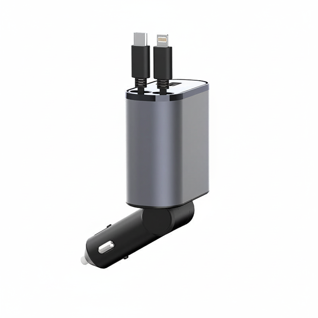 Utschuifbare Autolader - PowerCharge 