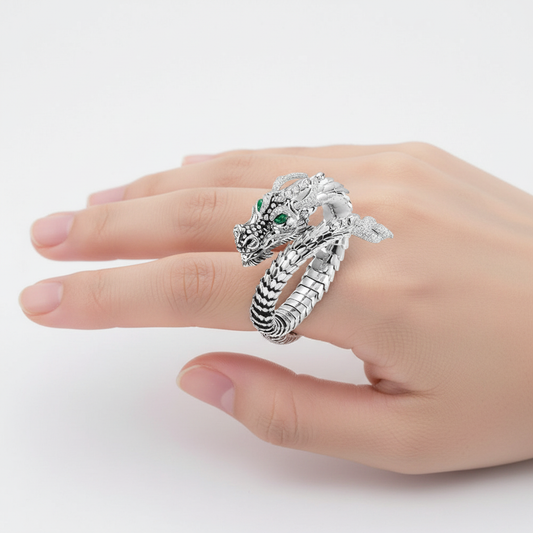 Verstellbarer Silberring - MythosRing 