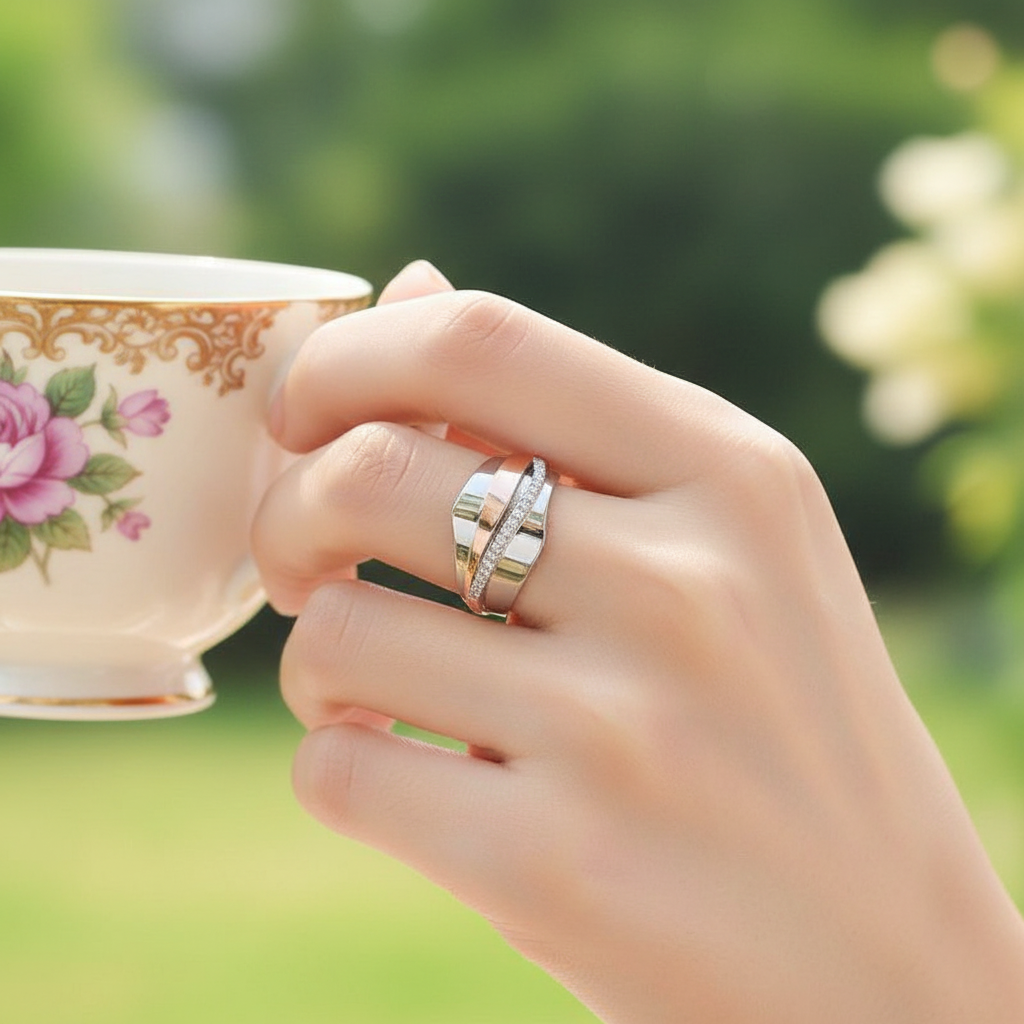 Vintage-Inspirierter Ring - RosetoneRing 