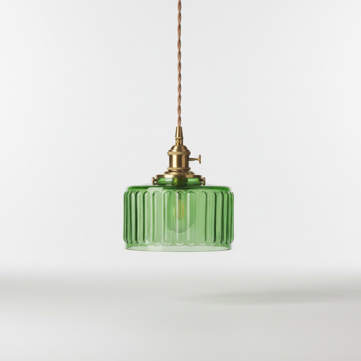 Vintage Kristall Hängelampe - Glassvibe