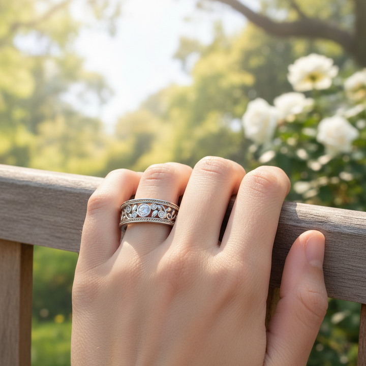 Vintage Silberring - LucienneRing 