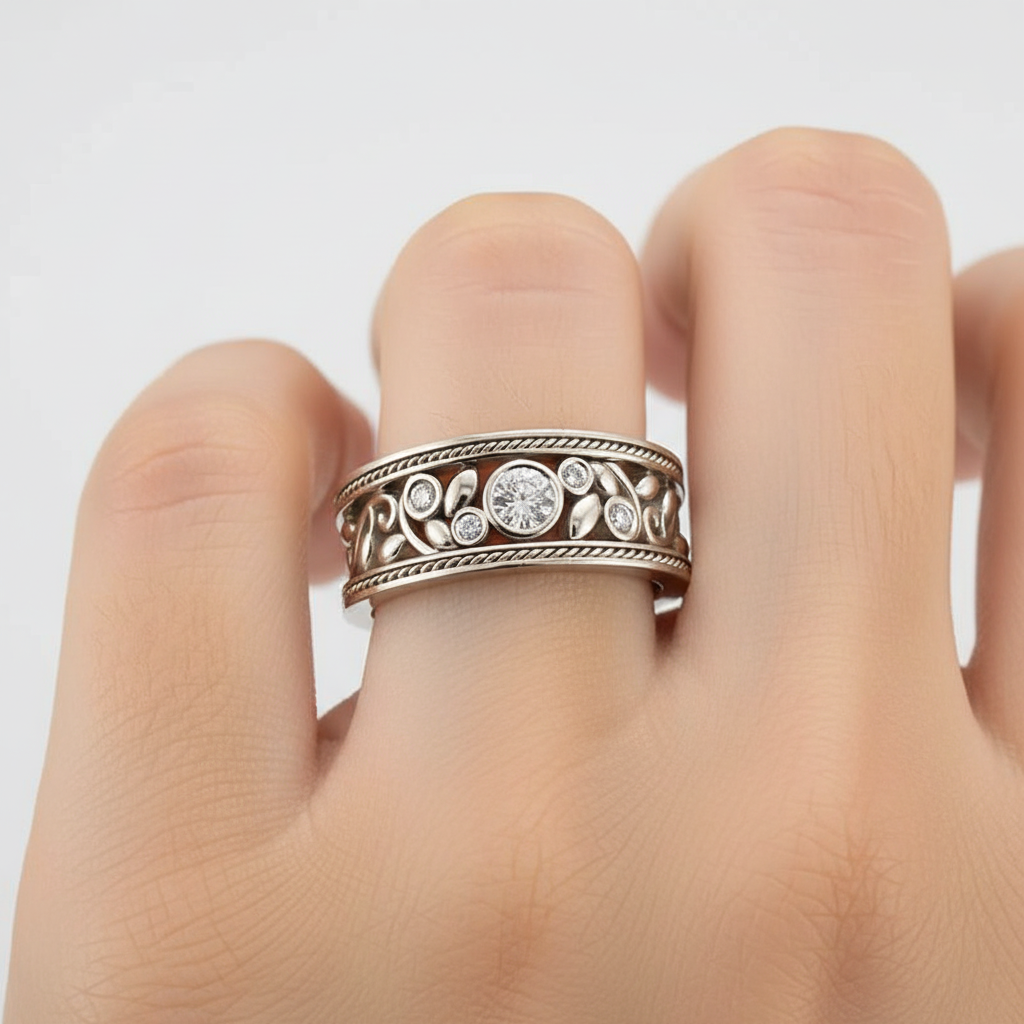 Vintage Silberring - LucienneRing 