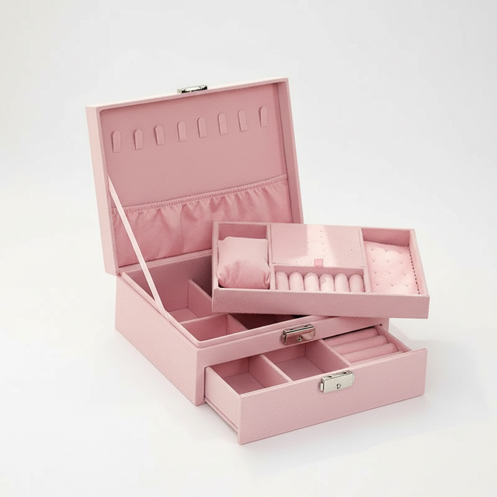 Vintagestil Schmuckbox - EleganceCase 
