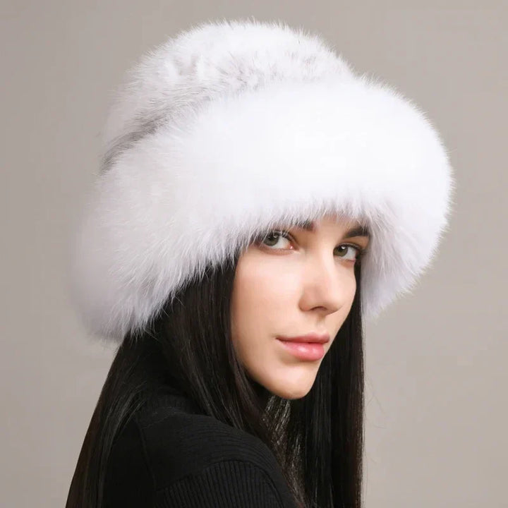 Voluminöse Damenmütze Mit Krempe - Cassandra