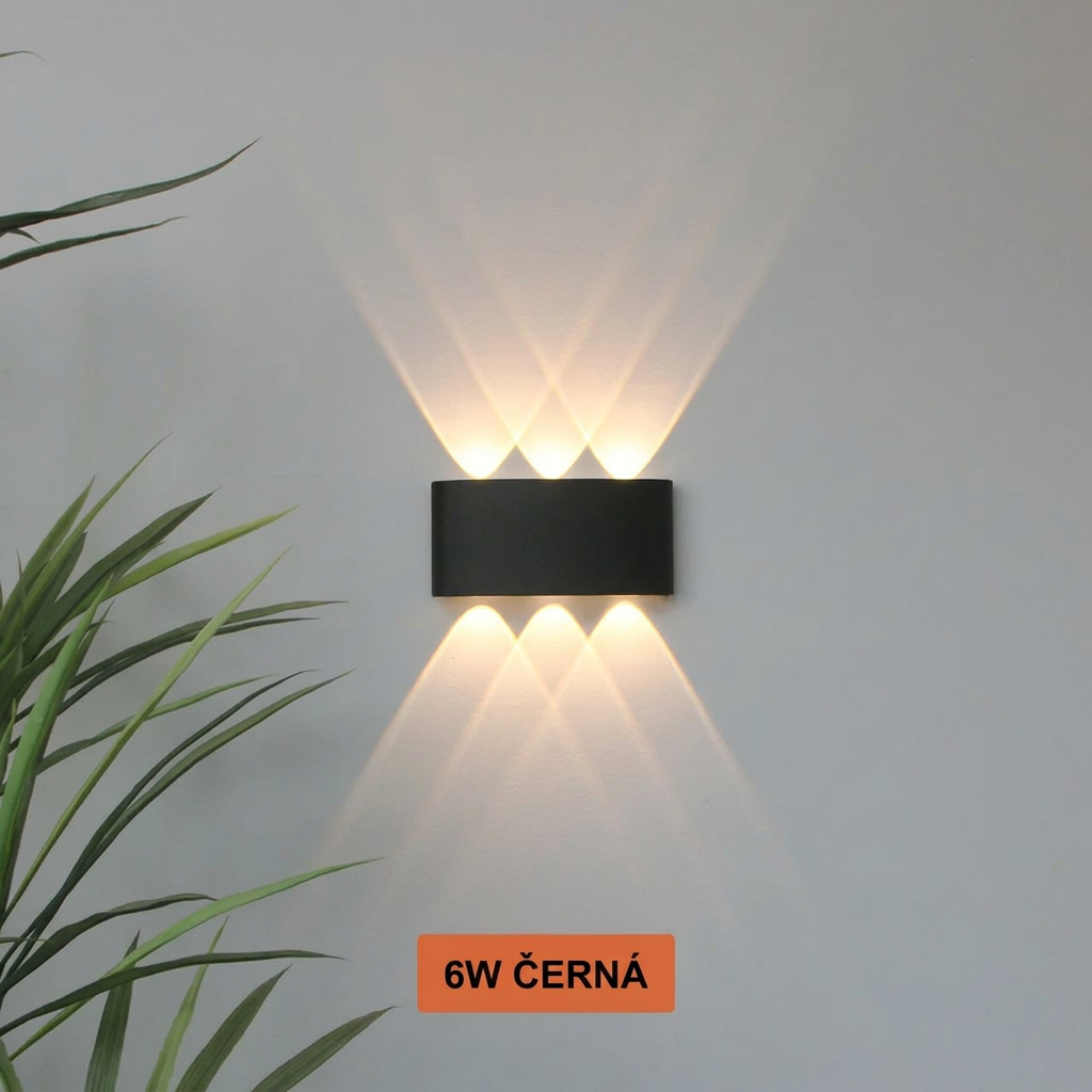 Aplique de pared Skøle para interiores y exteriores, con protección IP65
