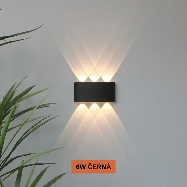 Aplique de pared Skøle para interiores y exteriores, con protección IP65