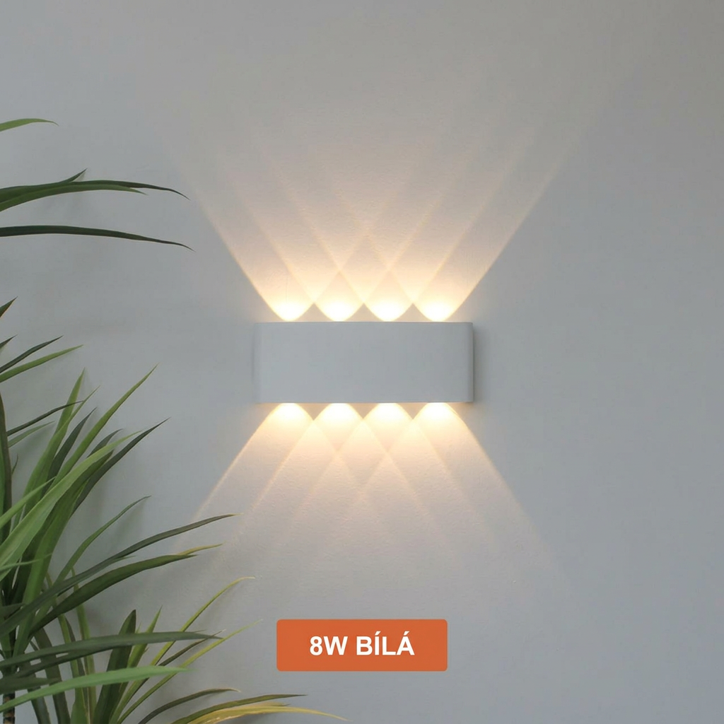 Aplique de pared Skøle para interiores y exteriores, con protección IP65