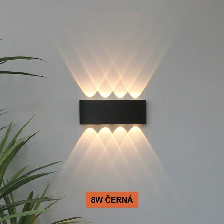 Aplique de pared Skøle para interiores y exteriores, con protección IP65