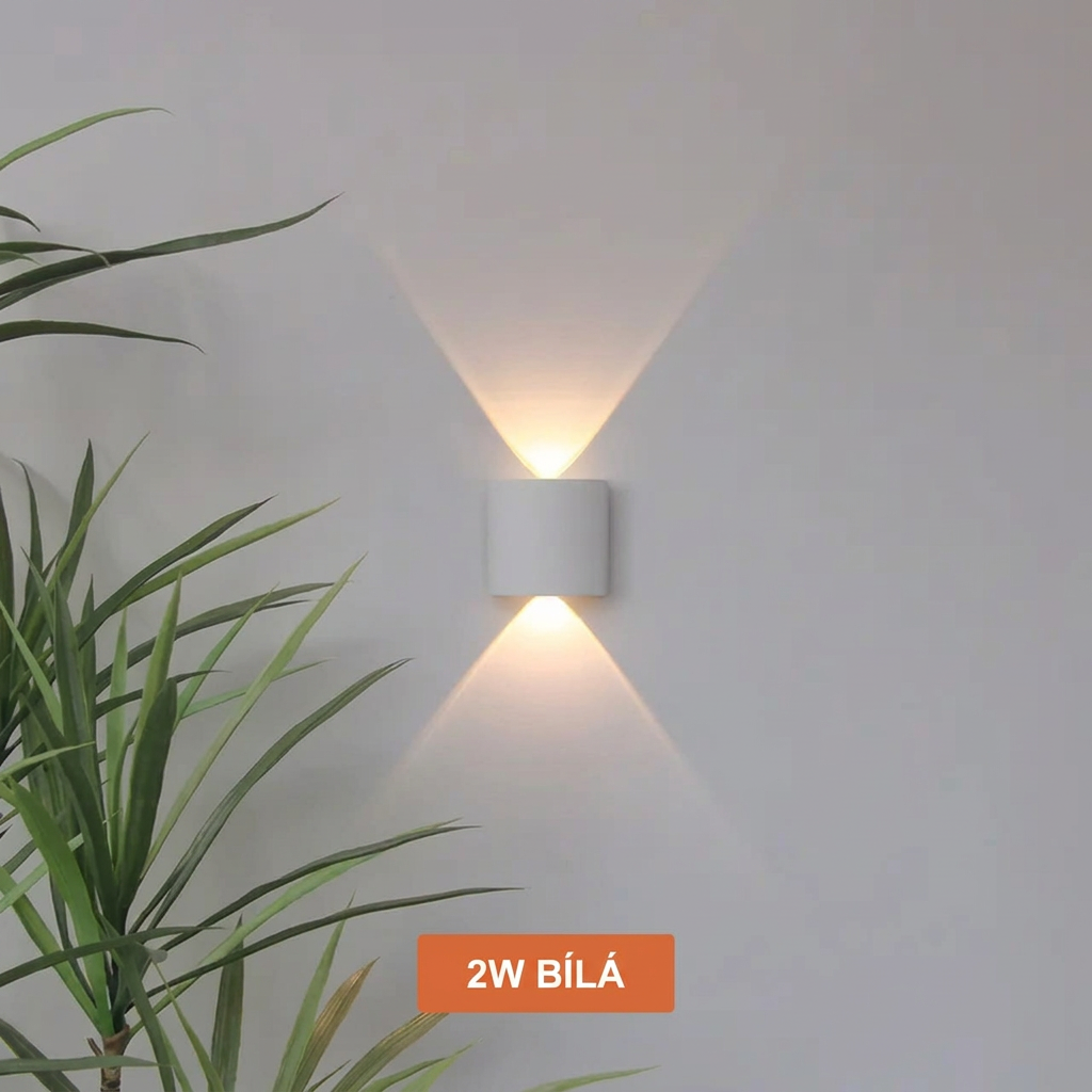 Aplique de pared Skøle para interiores y exteriores, con protección IP65