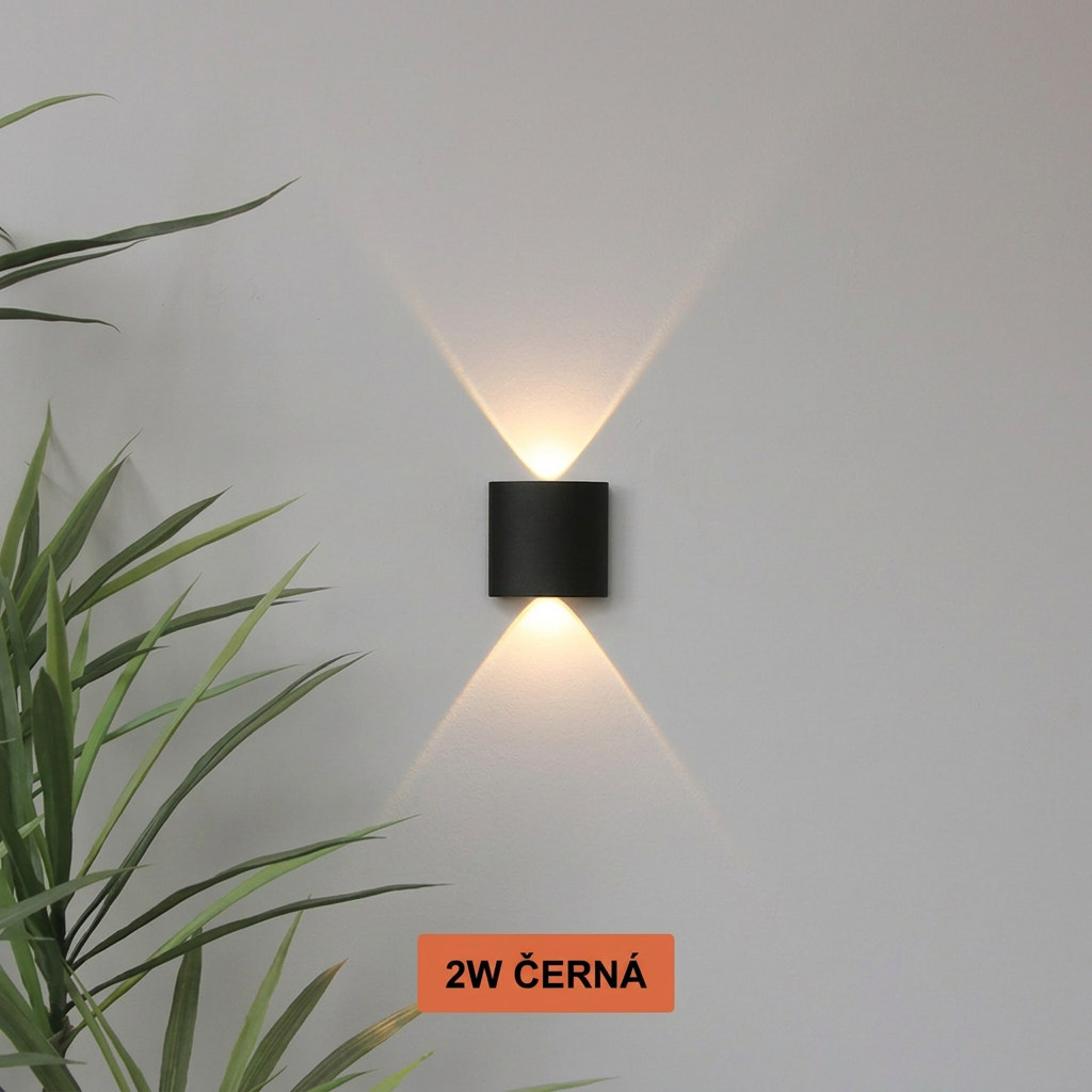 Aplique de pared Skøle para interiores y exteriores, con protección IP65