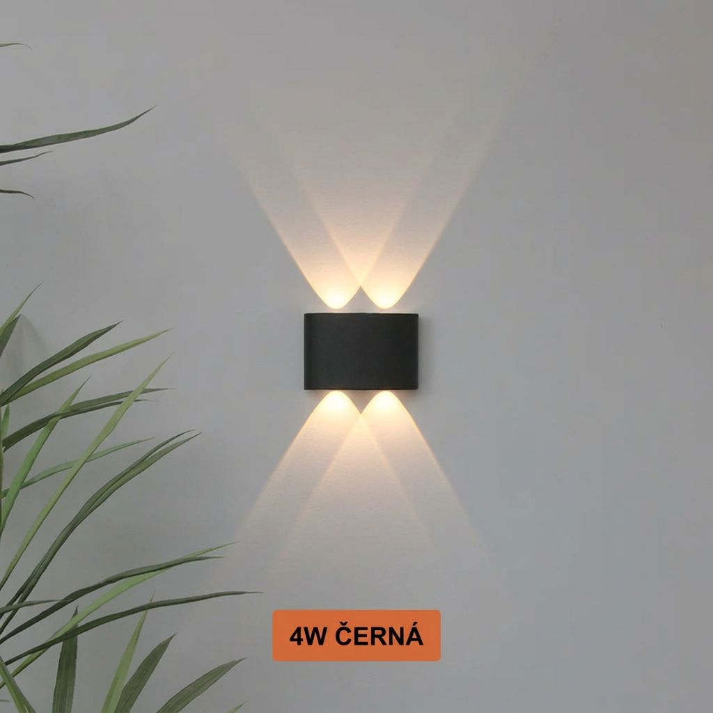 Aplique de pared Skøle para interiores y exteriores, con protección IP65