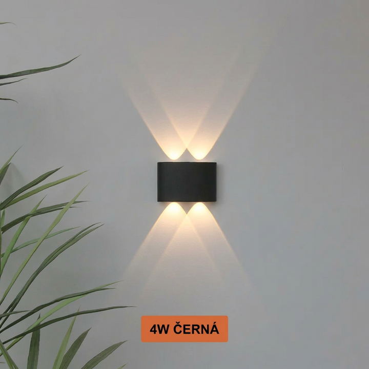 Aplique de pared Skøle para interiores y exteriores, con protección IP65