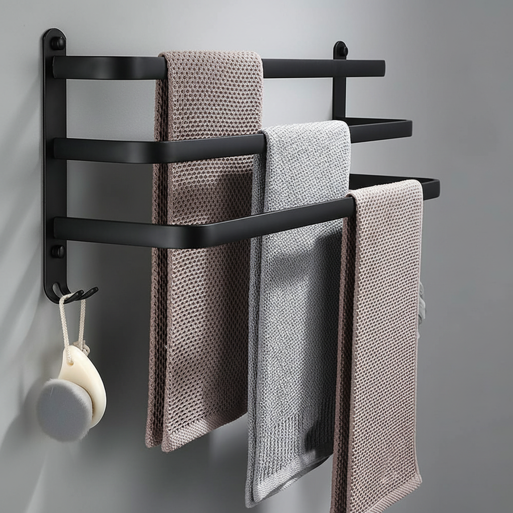 Wandmontierter Handtuchhalter Aus Metall - SpaceHang