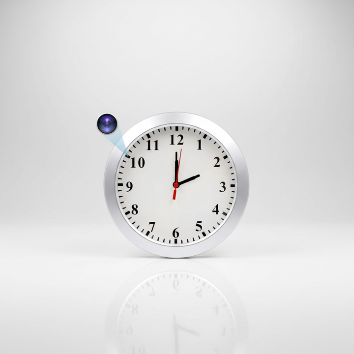 Wanduhr Mit Versteckter Kamera - ClockGuardo