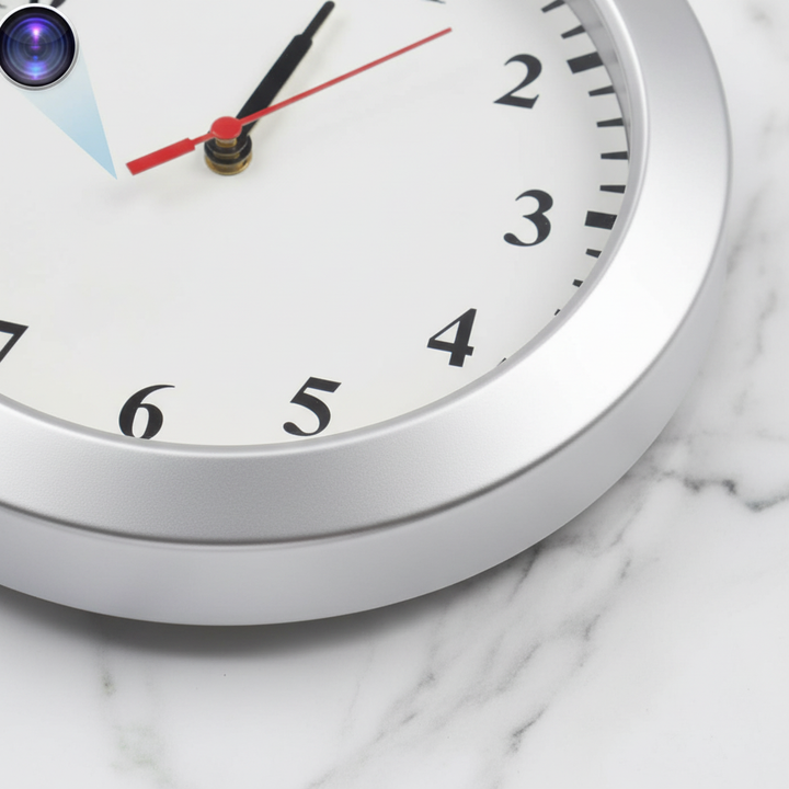 Wanduhr Mit Versteckter Kamera - ClockGuardo