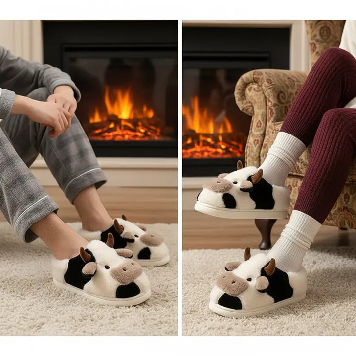 Měkké plyšové pantofle - CuddleCow