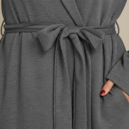 Weicher Baumwollbademantel - Claudia