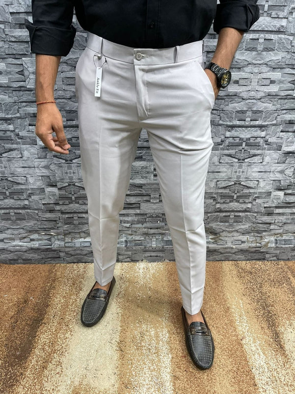 Slim Fit formální pánské kalhoty – Milán