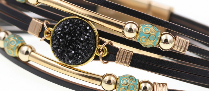Wickelarmband Mit Perlen - BohoVibe 