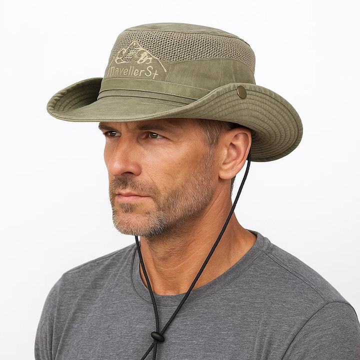 Wide-Brim Sun Hat For Outdoor Activities - Noah