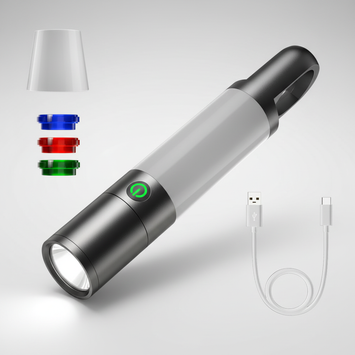 Wiederaufladbare LED Taschenlampe - SparkLite