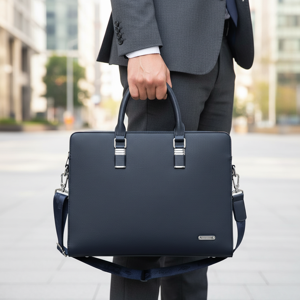 Wielofunkcyjna Aktówka Skórzana - LuxuryCarry 