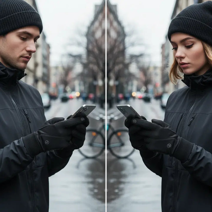 Větruodolné rukavice s dotykovou funkcí - TouchWarm