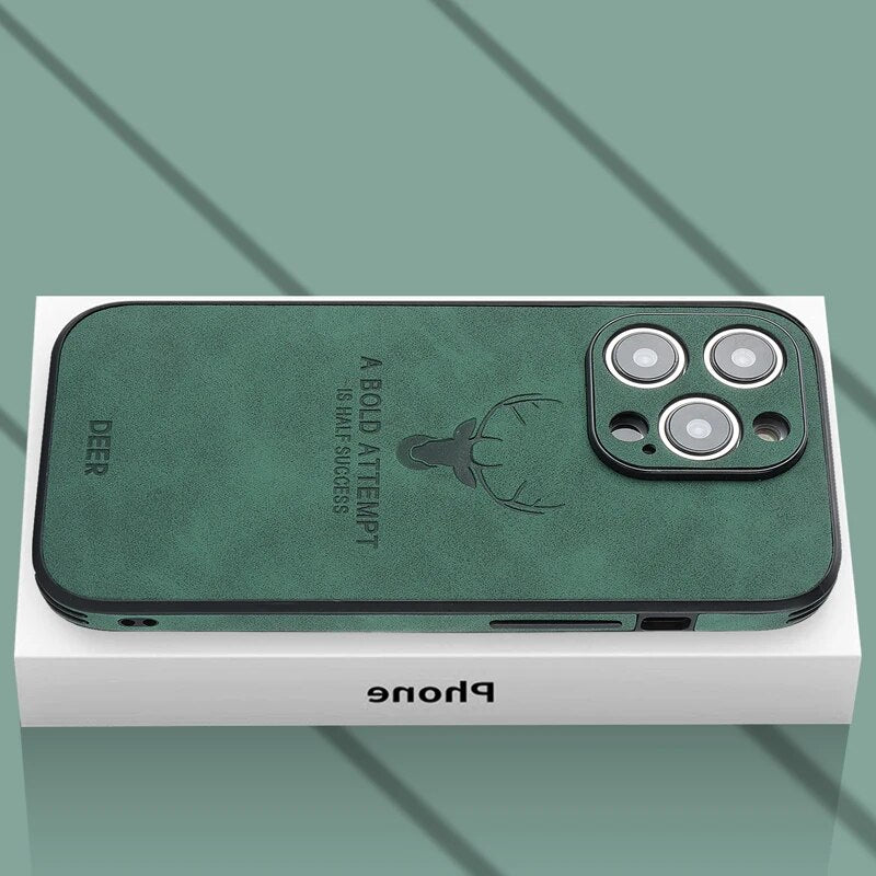 Luxusní jelení kůže iPhone obal - Veltro