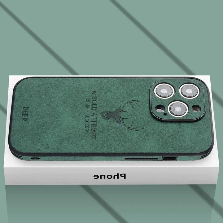 Luxusní jelení kůže iPhone obal - Veltro