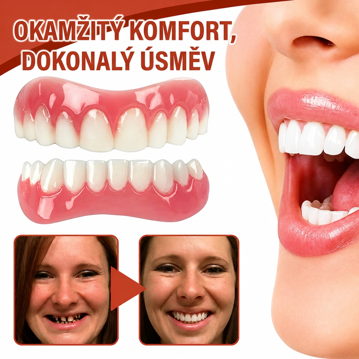 Almohadillas para mayor comodidad de las prótesis dentales | Acolchado suave de silicona | Sujeción antideslizante