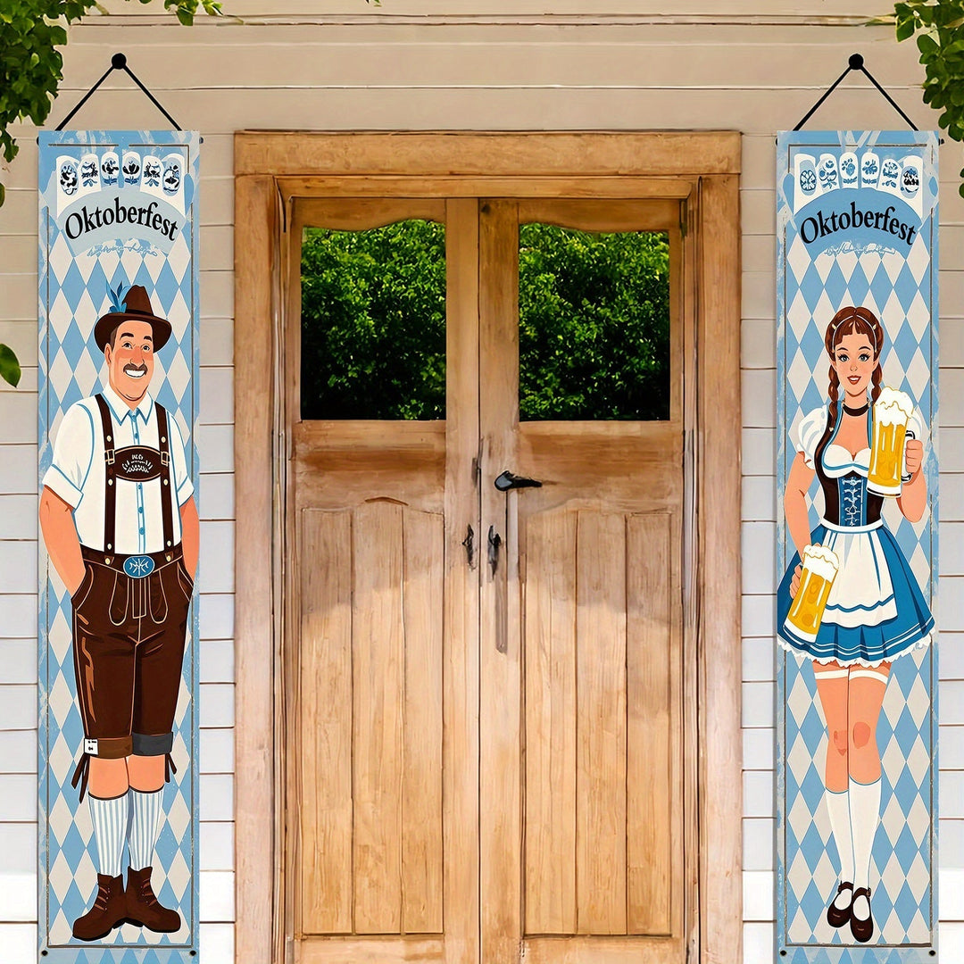 Sada bannerů z polyesteru – WiesnWillkommen Oktoberfest 2025