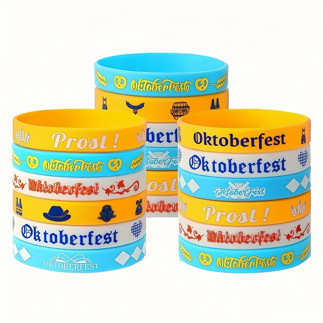 Silikonový náramek Set (24 kusů) – WiesnBand Oktoberfest 2025