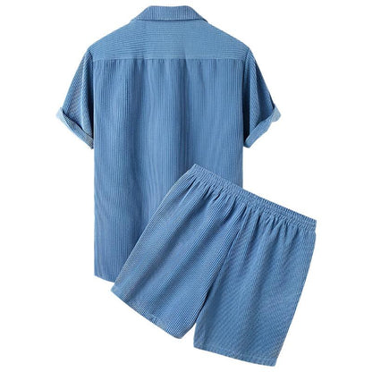 Dvojdílná pánská velurová letní souprava – Fabio