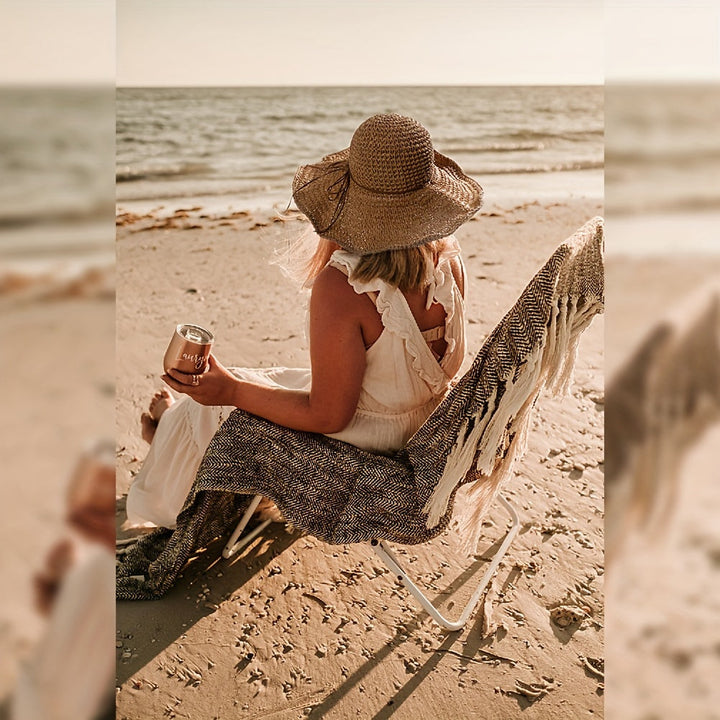 Uháčkovaný boho klobouk z trávy na letní cestování – Elouan