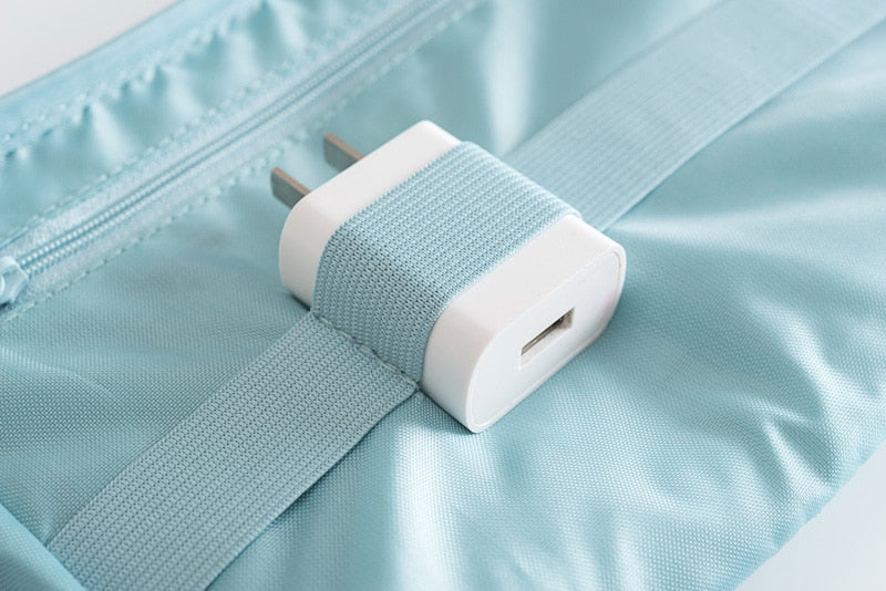 Kompaktní vodotěsné cestovní organizéry na elektroniku a kabely – 2 za cenu 1 mini úložné krabičky