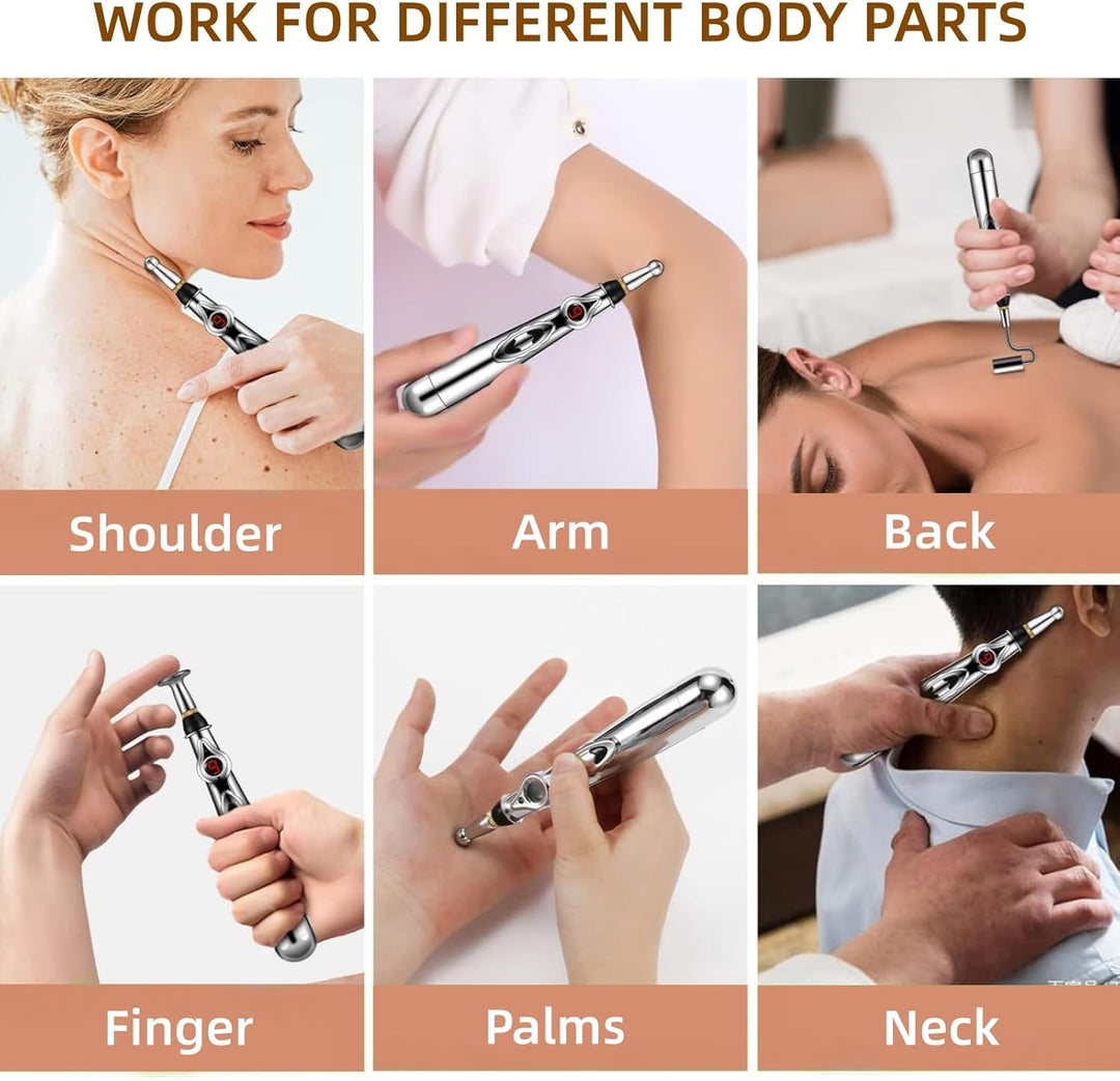 Akupunkturstift für Schultern, Arme, Rücken, Finger, Handflächen, Nacken, Schmerztherapie.