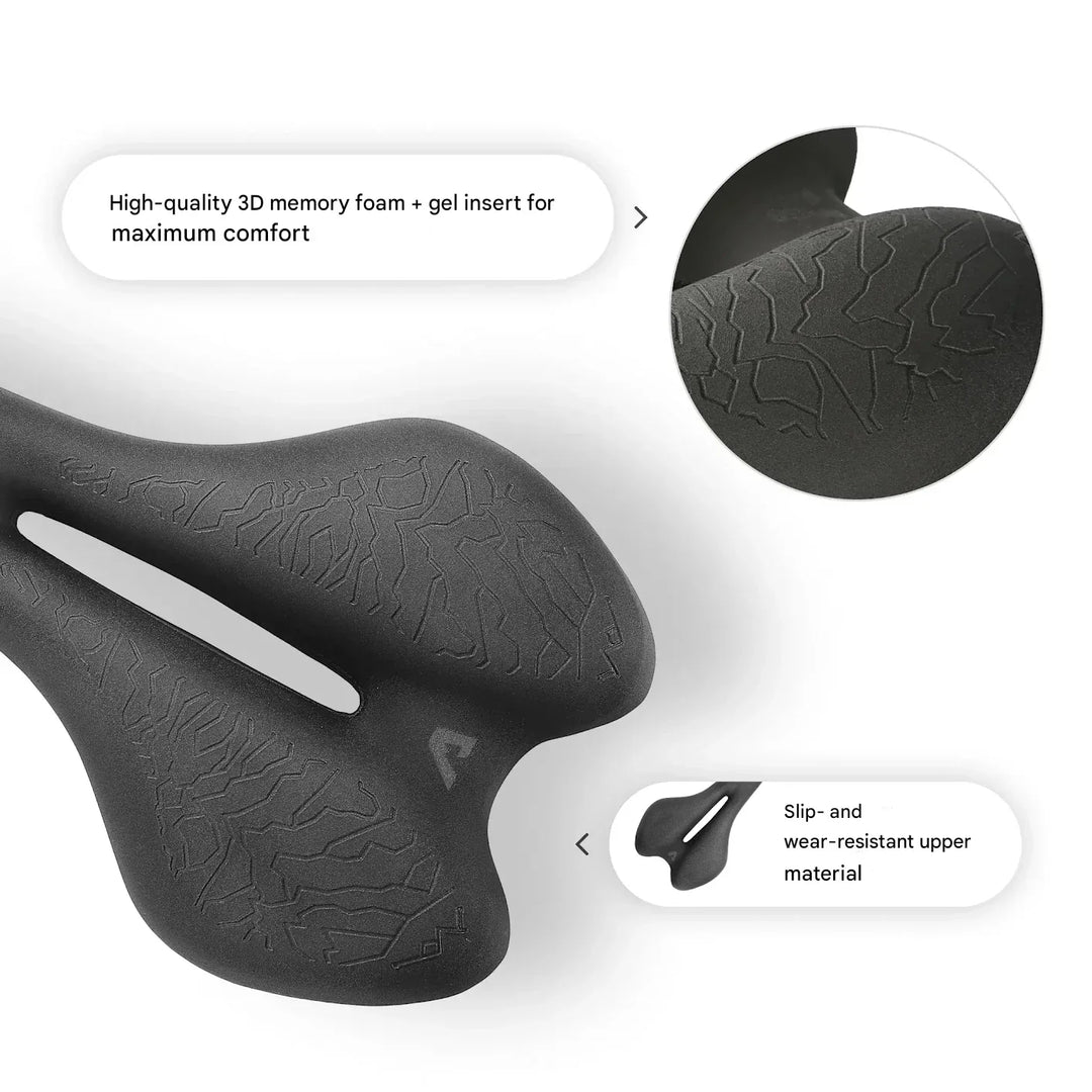 Ergonomické cyklistické sedlo s paměťovou pěnou – SaddlePeak AirRide